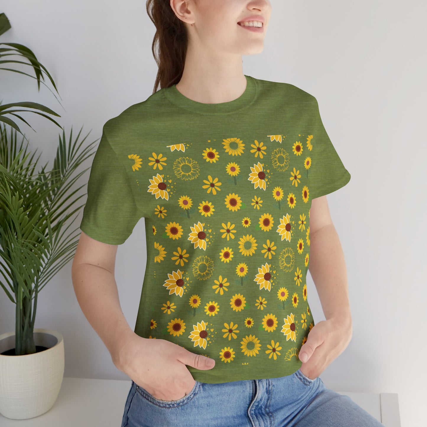 Sunflower Burst T - Shirt - T - Shirt - Kristine Celestine