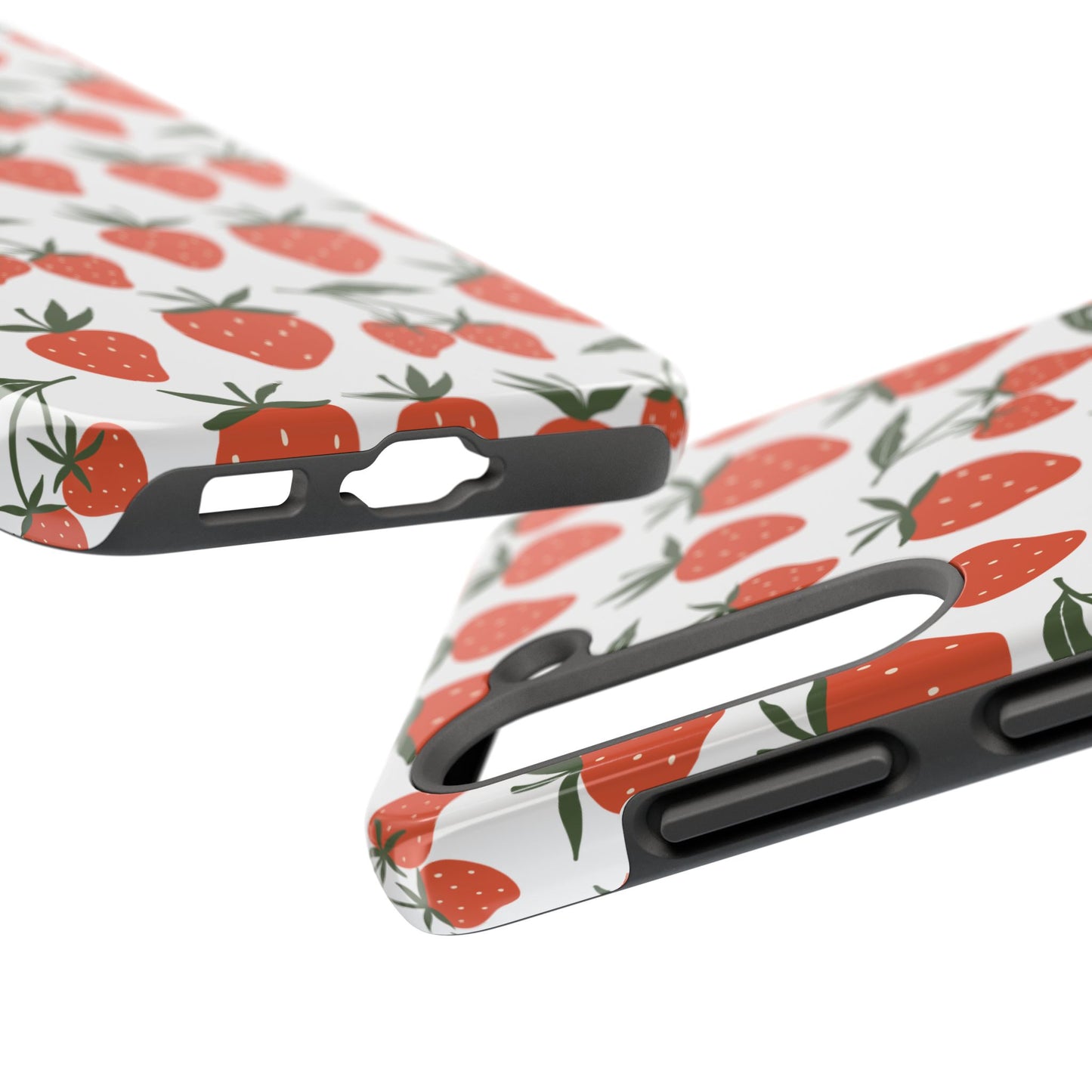 Tropical Strawberry Tough Phone Case for iPhone and Samsung Galaxy