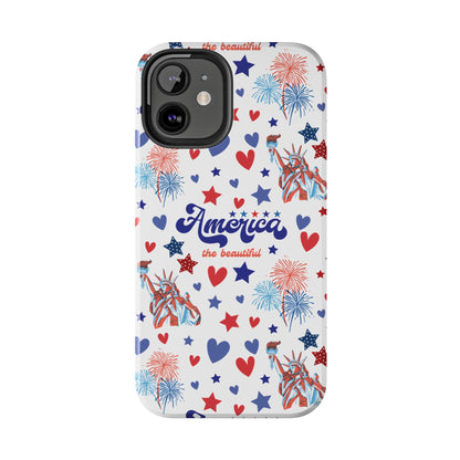 America the Beautiful Tough Phone Case for iPhone and Samsung Galaxy