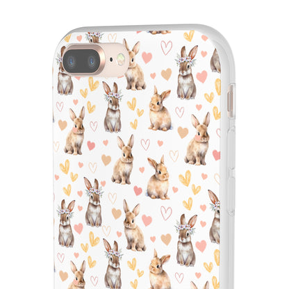 Bunny Love Flexible Phone Case iPhone Case Samsung Galaxy - Phone Case - Kristine Celestine