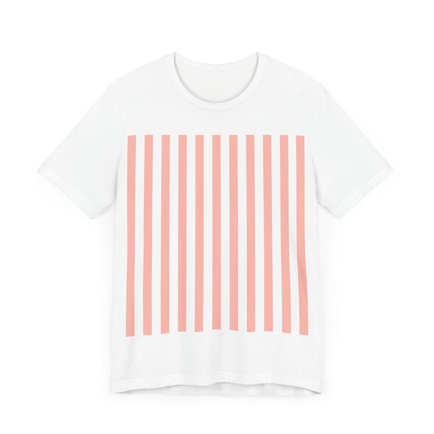 Coral Pink Stripes Shirt