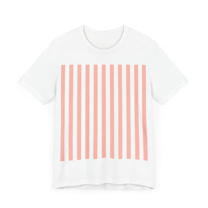 Coral Pink Stripes Shirt