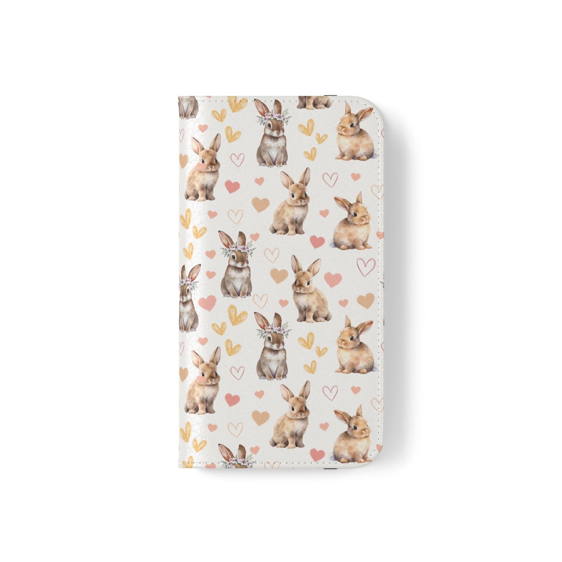 Bunny Love Flip Phone Case Cover with Pockets - Phone Case - Kristine Celestine