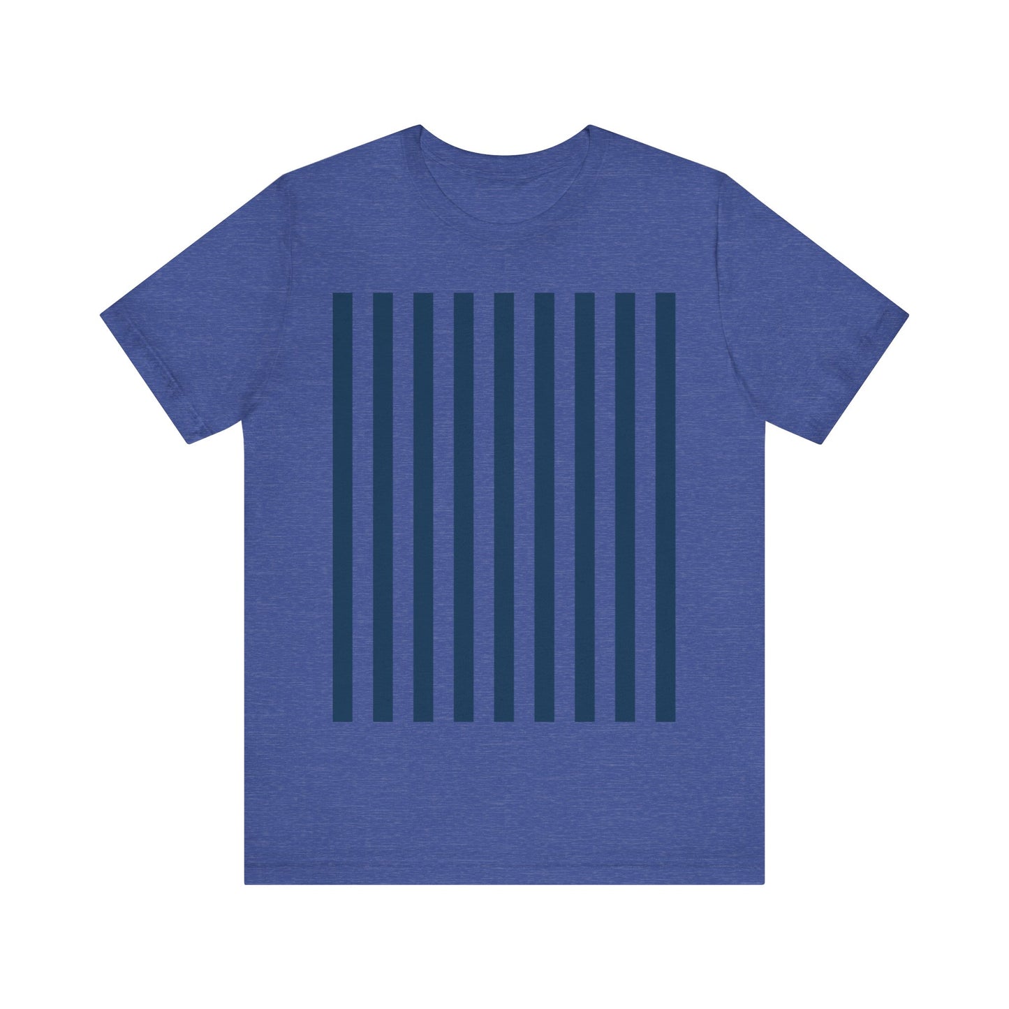 Navy Blue Stripes Shirt Royal Blue T-Shirts