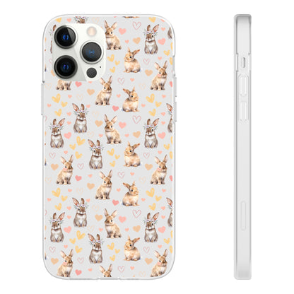 Bunny Love Flexible Phone Case iPhone Case Samsung Galaxy - Phone Case - Kristine Celestine