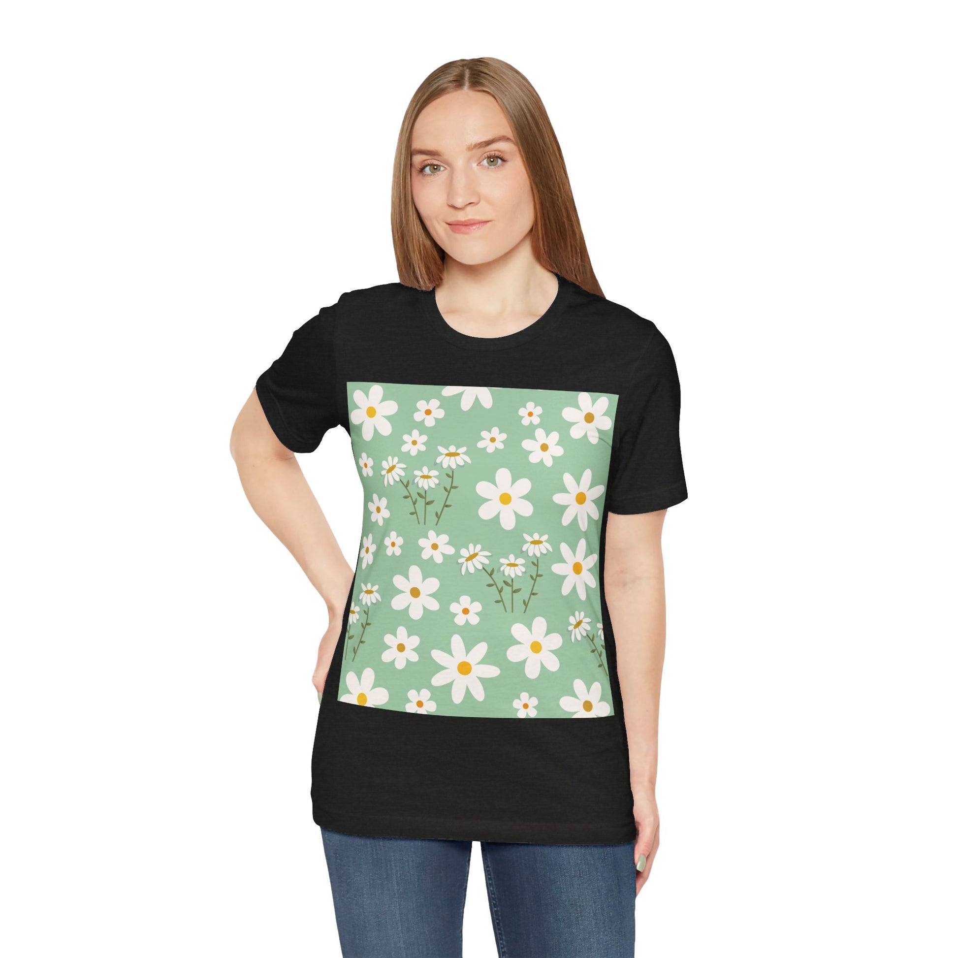 Mint Daisy Delight T - Shirt - T - Shirt - Kristine Celestine