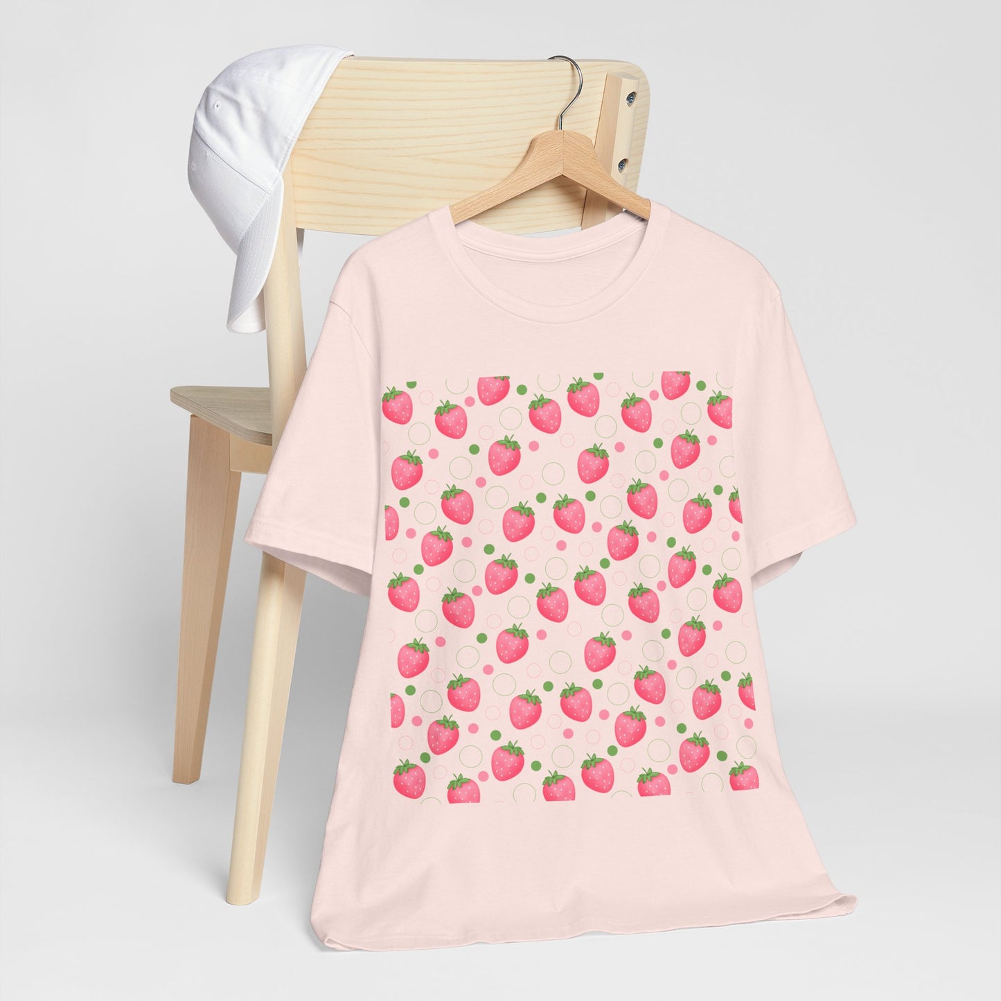 Pink Strawberry Bubbles T - Shirt - T - Shirt - Kristine Celestine