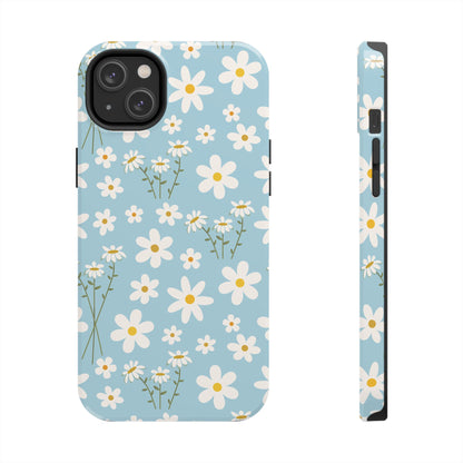 Sky Blue Daisy Tough Phone Case for iPhone and Samsung Galaxy