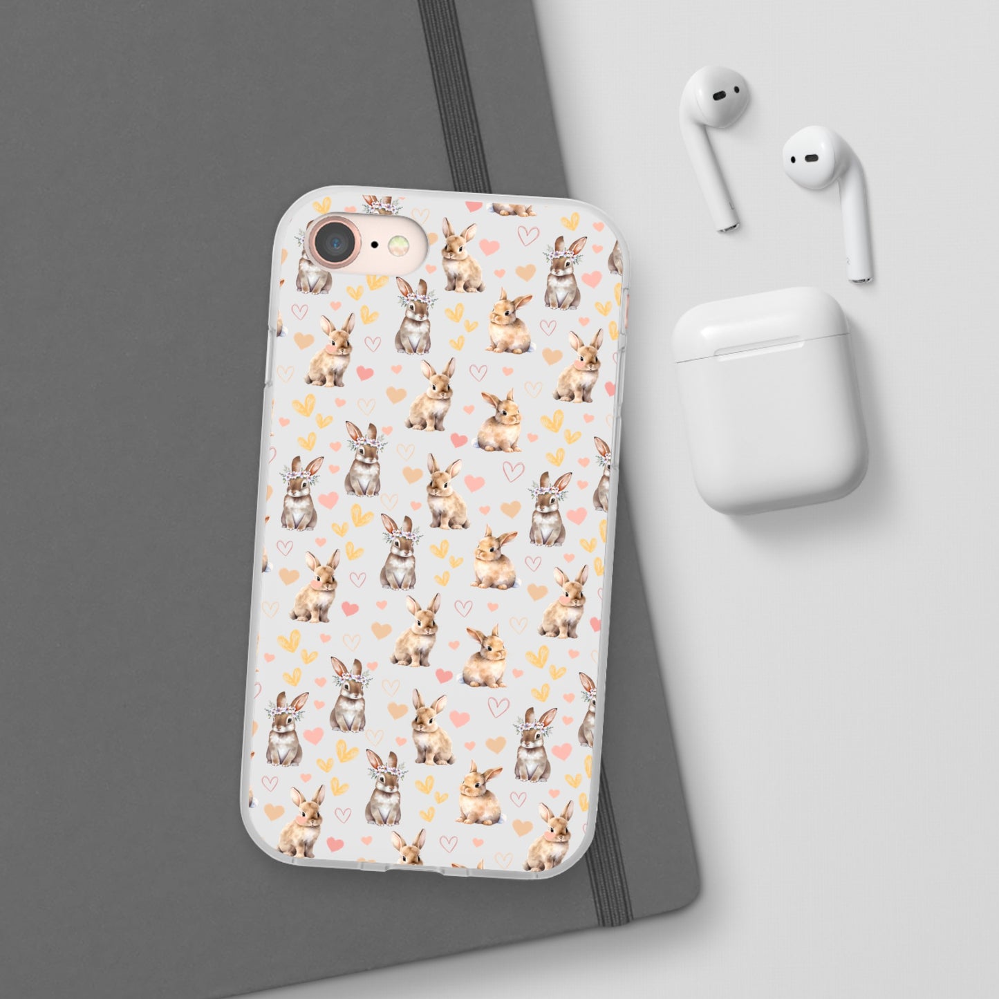 Bunny Love Flexible Phone Case iPhone Case Samsung Galaxy - Phone Case - Kristine Celestine