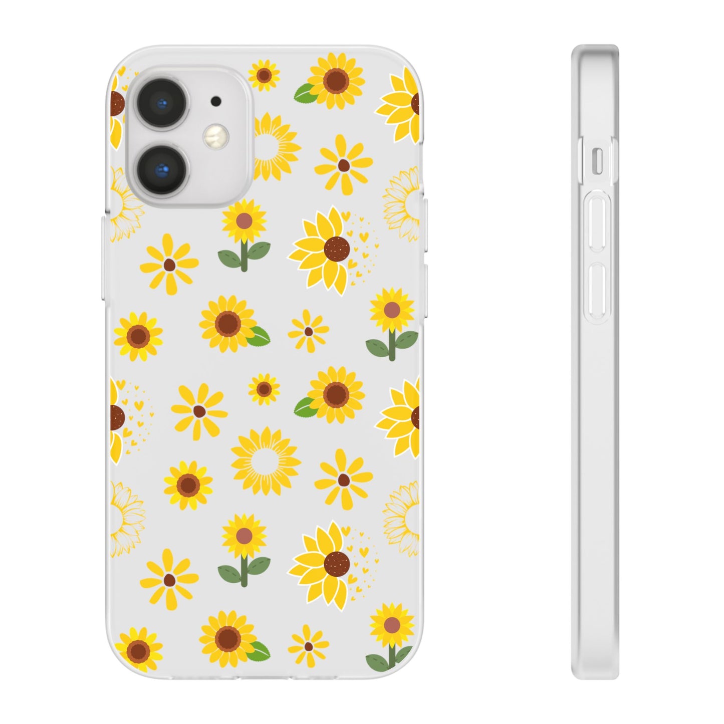 Sunflower Burst Flexible Phone Case iPhone Case Samsung Galaxy