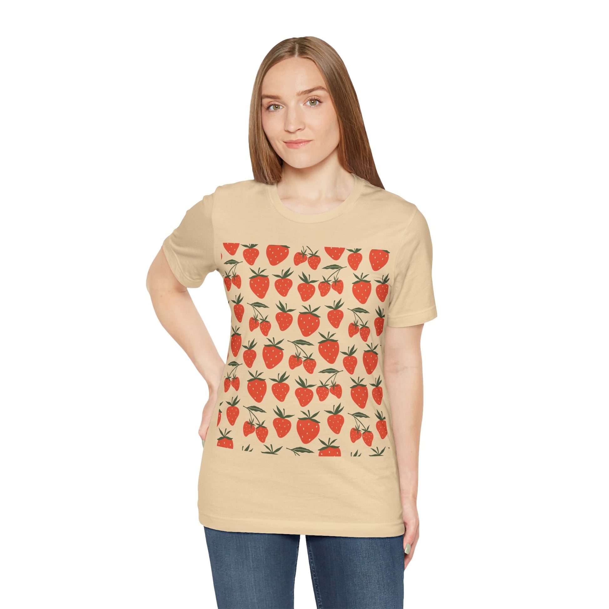 Tropical Strawberry T - Shirt - T - Shirt - Kristine Celestine