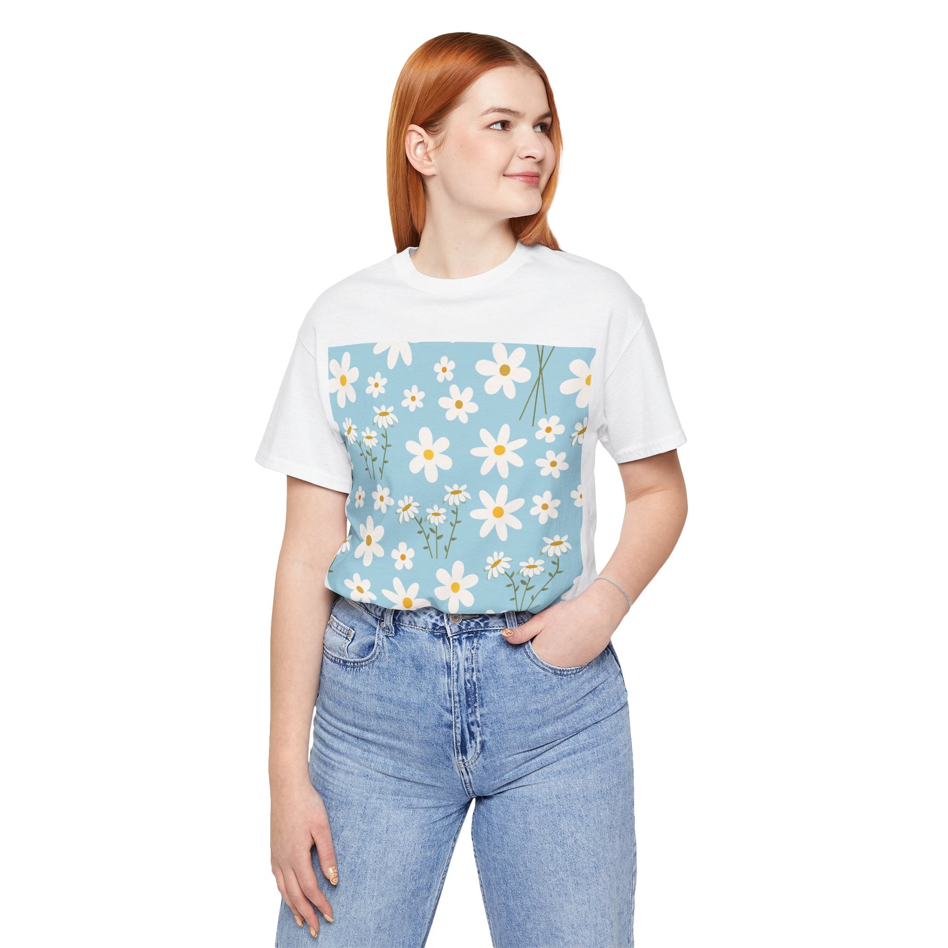 Sky Blue Daisy T - Shirt - T - Shirt - Kristine Celestine