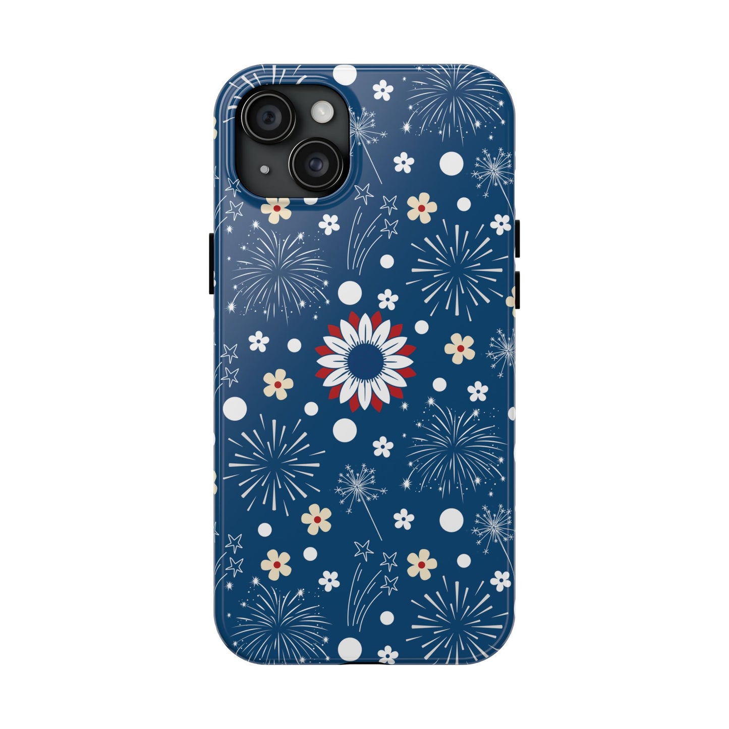 USA Daisy Fireworks Tough Phone Case for iPhone and Samsung Galaxy