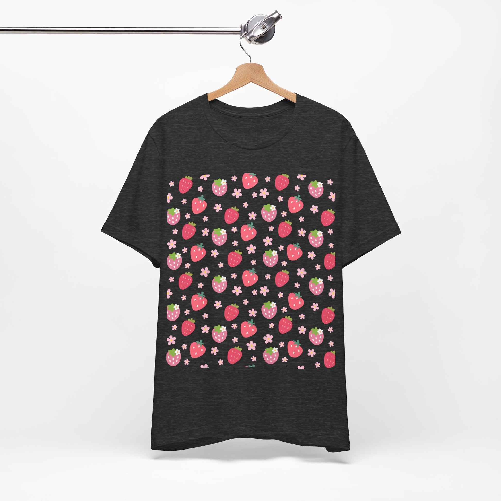 Strawberries and Daisies T - Shirt - T - Shirt - Kristine Celestine