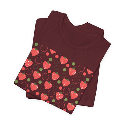 Red Strawberry Bubbles T - Shirt - T - Shirt - Kristine Celestine