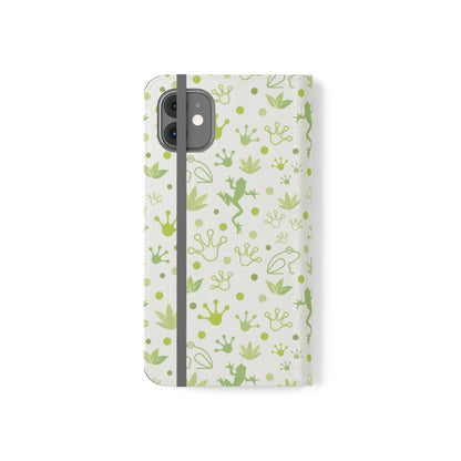 Froggy Flip Phone Case Cover with Pockets - Phone Case - Kristine Celestine