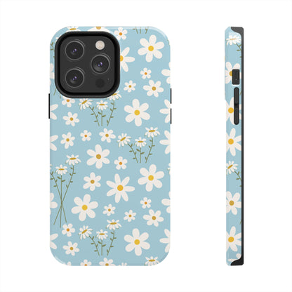 Sky Blue Daisy Tough Phone Case for iPhone and Samsung Galaxy