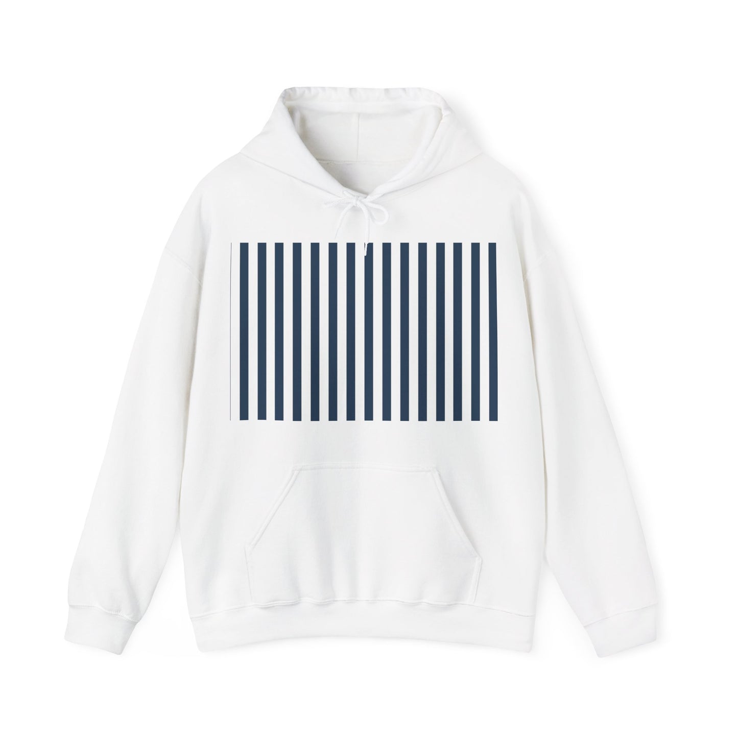 Navy Blue Stripes Hoodie - Hoodie - Kristine Celestine