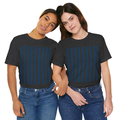 Navy Blue Stripes Shirt Royal Blue T - Shirts - T - Shirt - Kristine Celestine