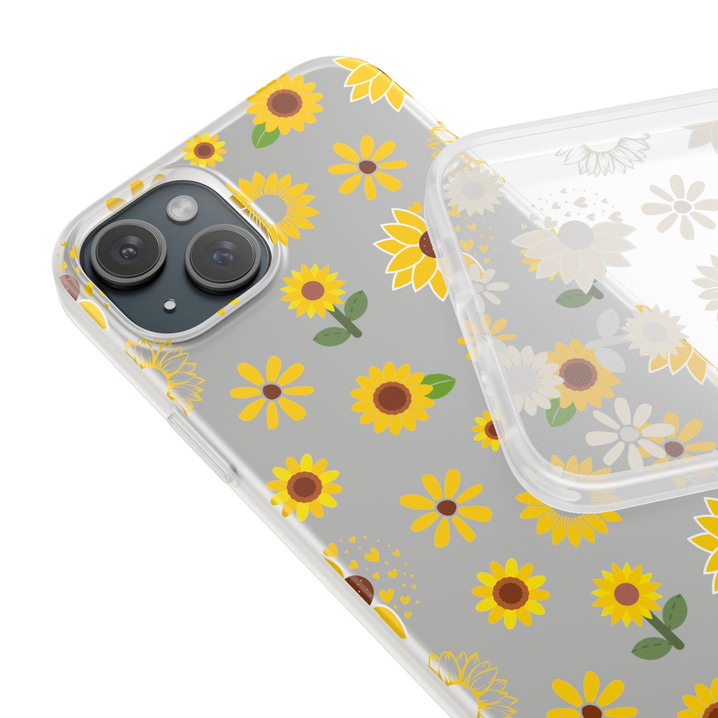 Sunflower Burst Flexible Phone Case iPhone Case Samsung Galaxy