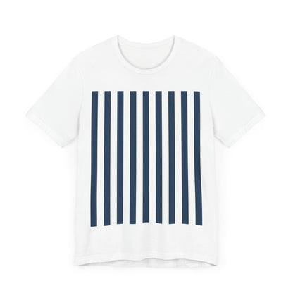 Navy Blue Stripes Shirt Royal Blue T-Shirts