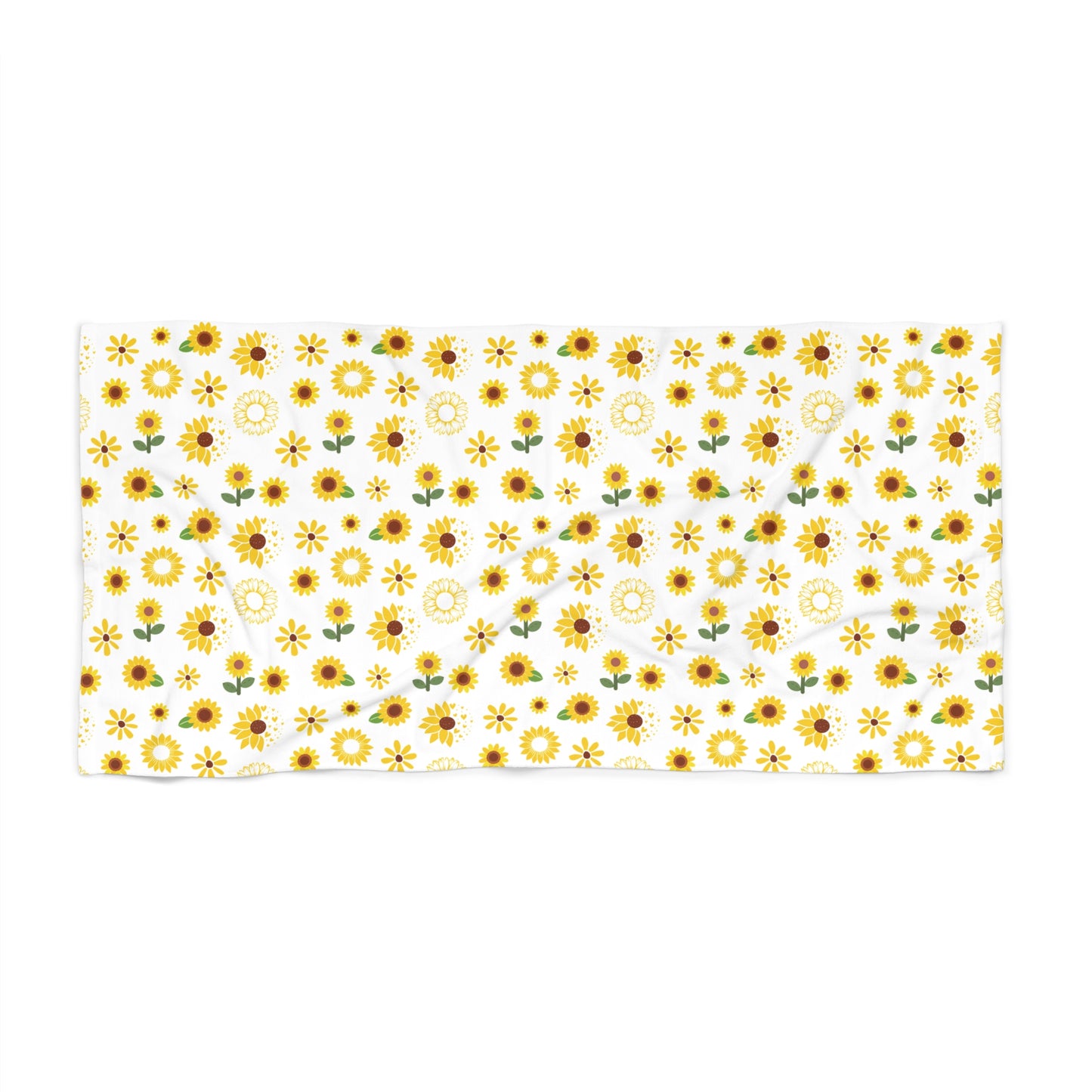 Sunflower Burst Beach Towel