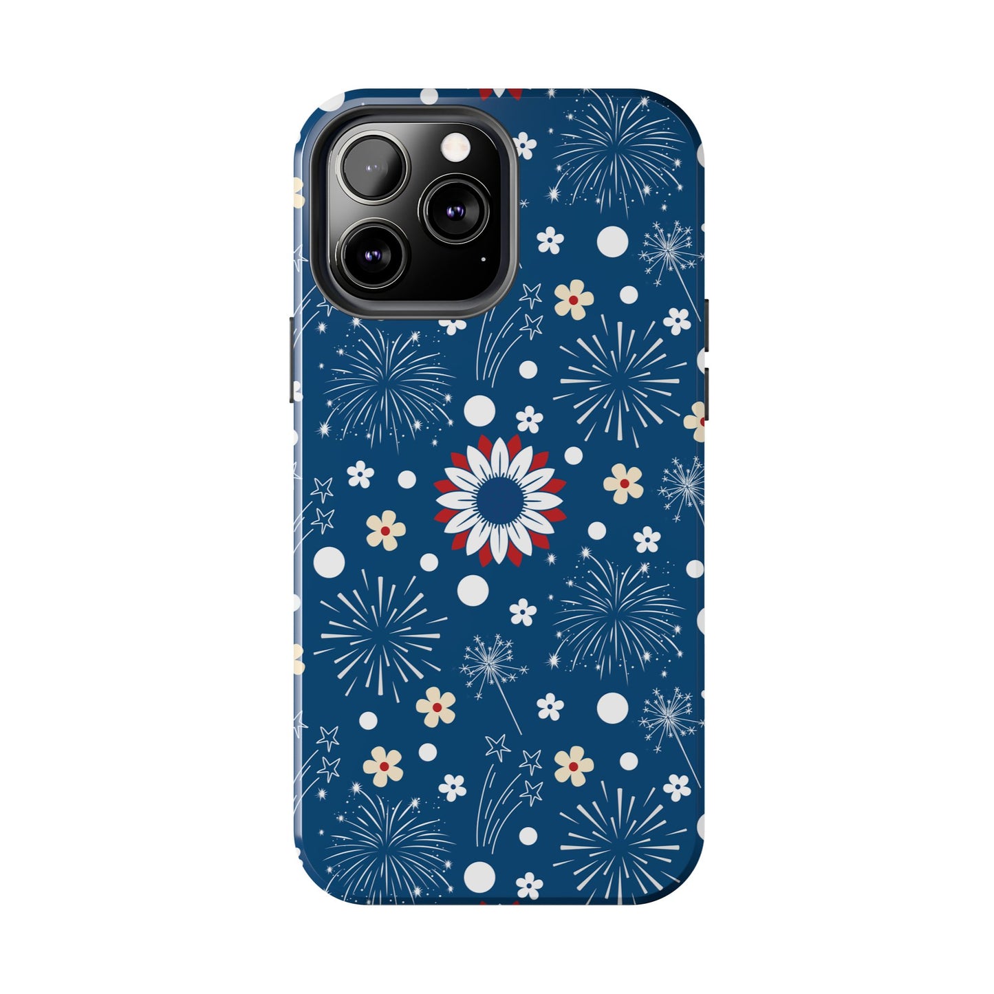 USA Daisy Fireworks Tough Phone Case for iPhone and Samsung Galaxy