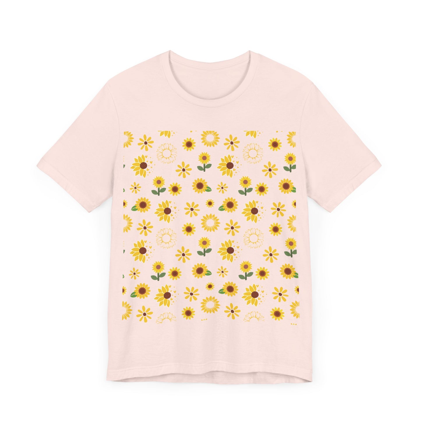 Camisa unisex con ráfaga de girasol