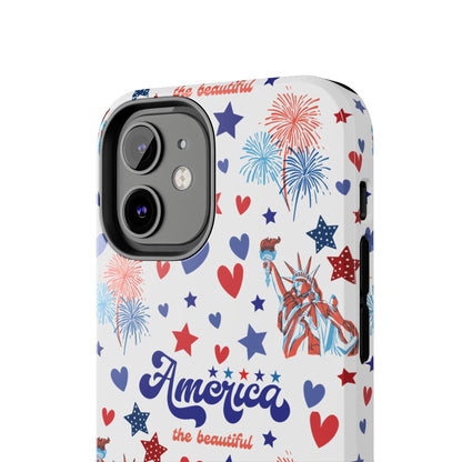 America the Beautiful Tough Phone Case for iPhone and Samsung Galaxy