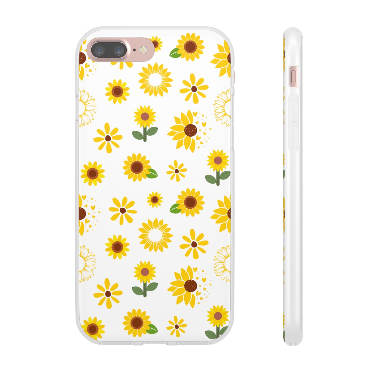 Sunflower Burst Flexible Phone Case iPhone Case Samsung Galaxy