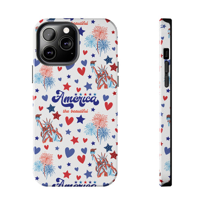 America the Beautiful Tough Phone Case for iPhone and Samsung Galaxy