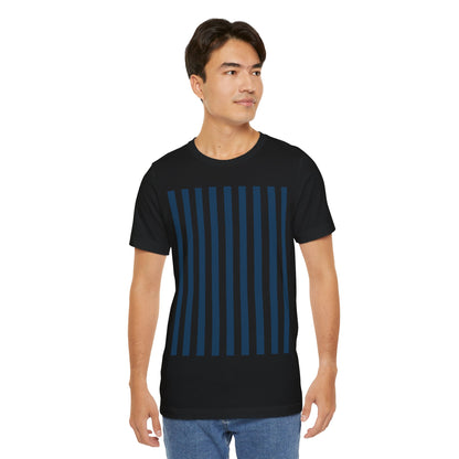 Navy Blue Stripes Shirt Royal Blue T-Shirts