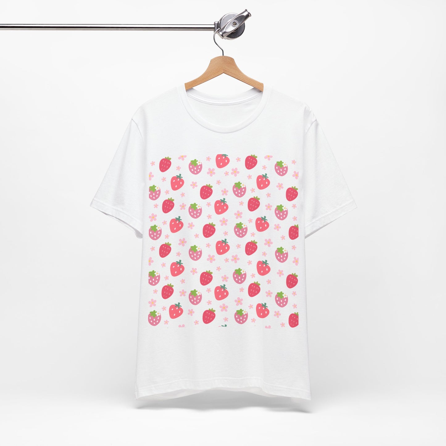 Strawberries and Daisies T - Shirt - T - Shirt - Kristine Celestine