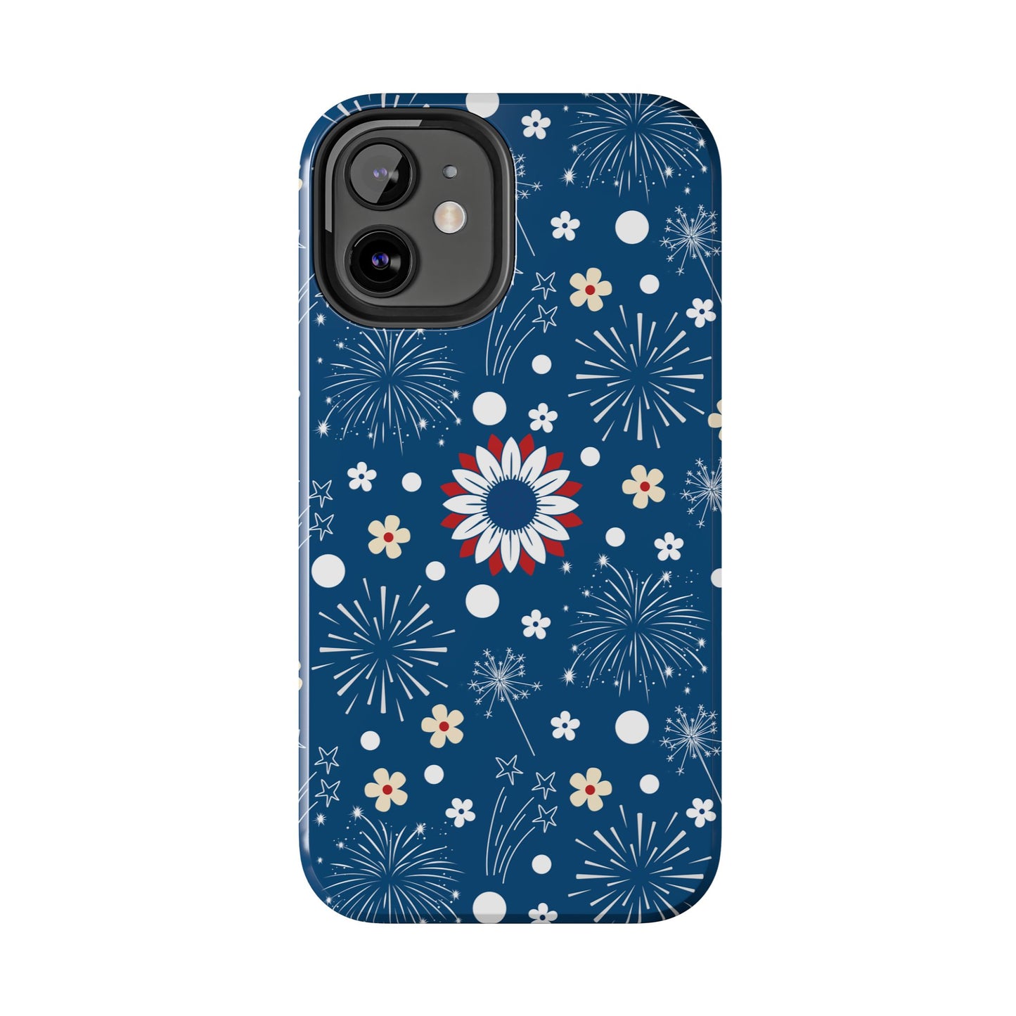 USA Daisy Fireworks Tough Phone Case for iPhone and Samsung Galaxy