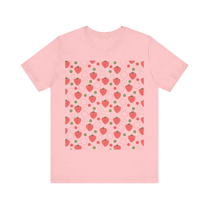 Red Strawberry Bubbles T - Shirt - T - Shirt - Kristine Celestine