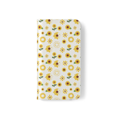 Sunflower Burst Flip Phone Case Cover with Pockets - Phone Case - Kristine Celestine