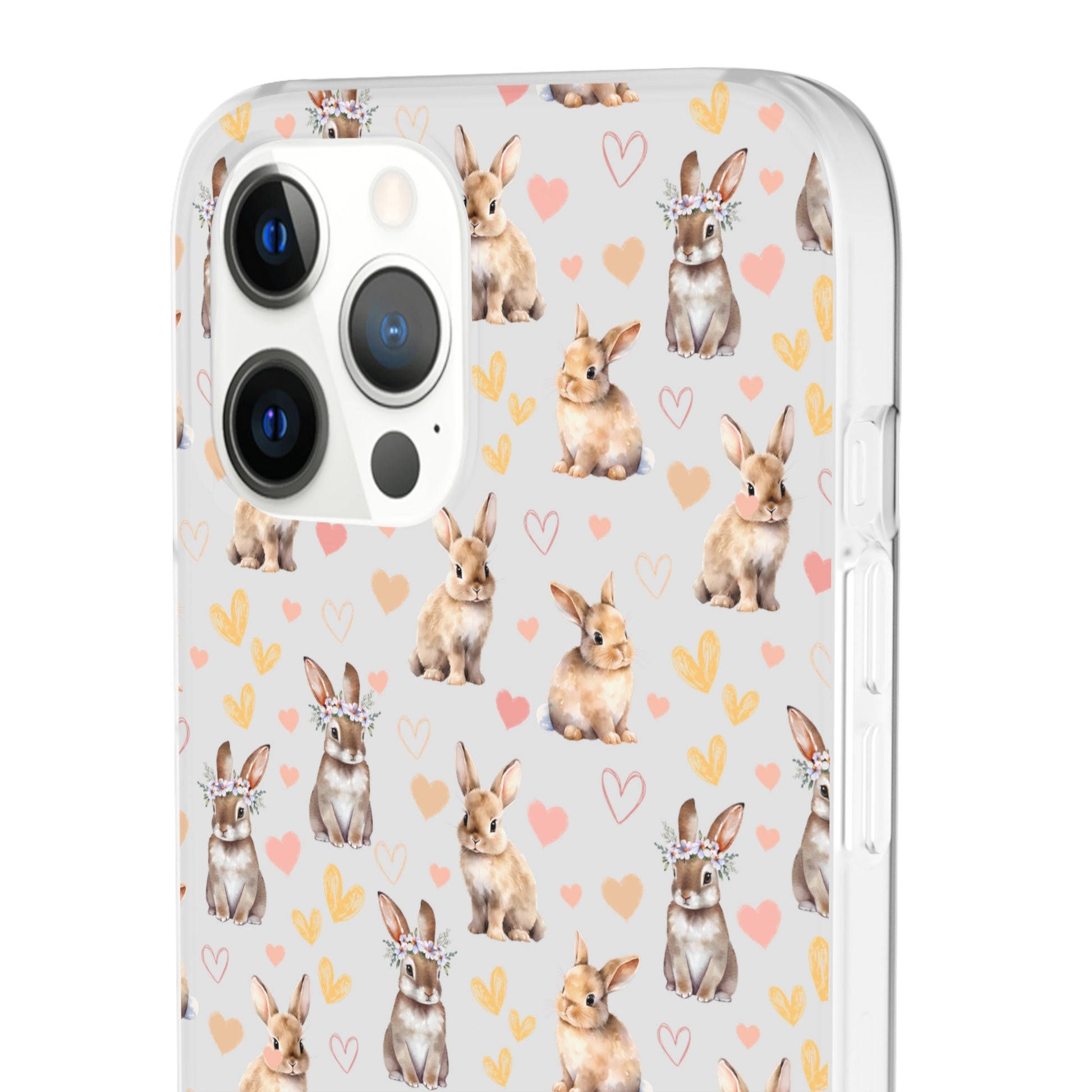 Bunny Love Flexible Phone Case iPhone Case Samsung Galaxy - Phone Case - Kristine Celestine