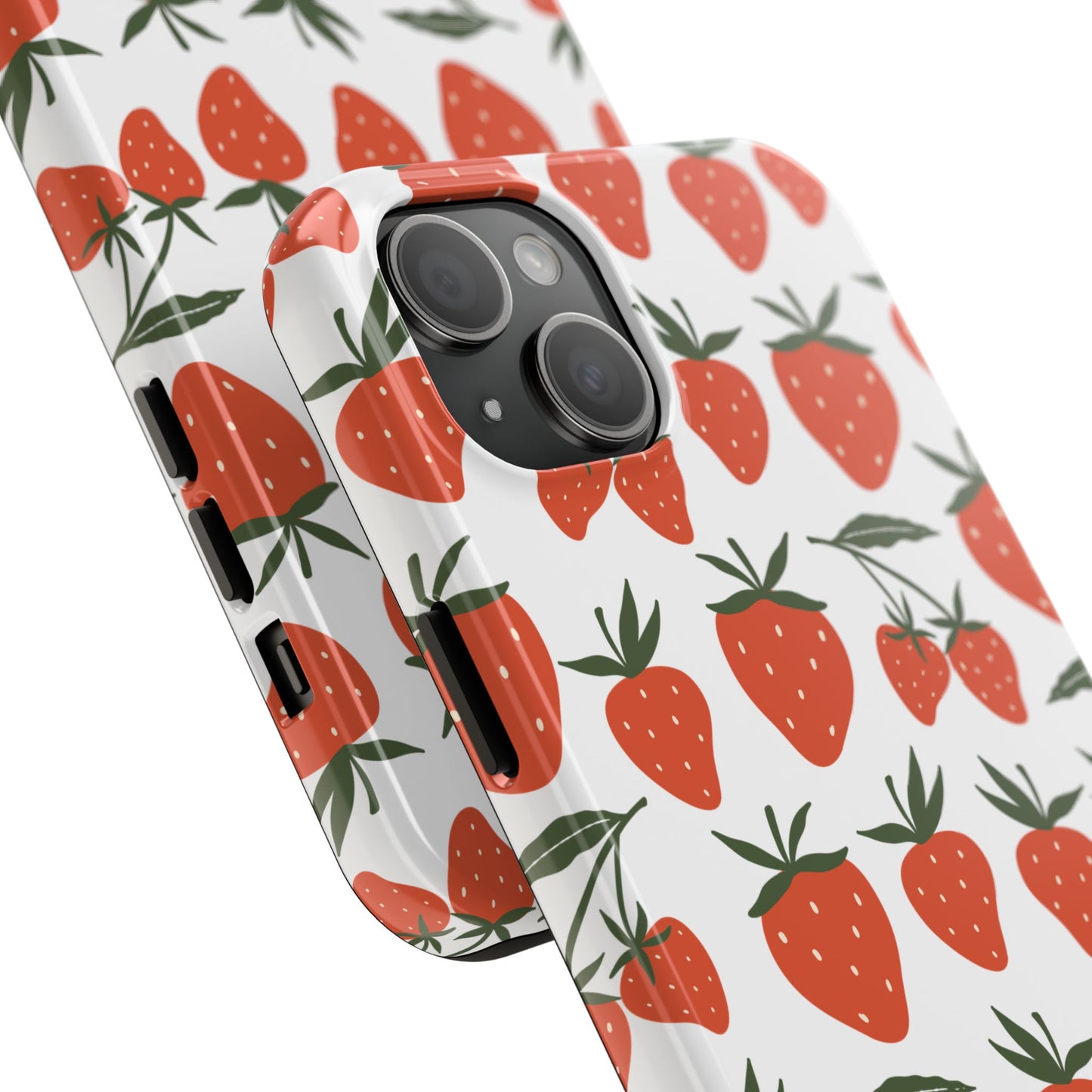 Tropical Strawberry Tough Phone Case for iPhone and Samsung Galaxy