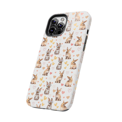 Bunny Love Tough Phone Case for iPhone and Samsung Galaxy