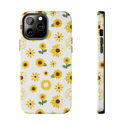 Sunflower Burst Tough Phone Case for iPhone and Samsung Galaxy