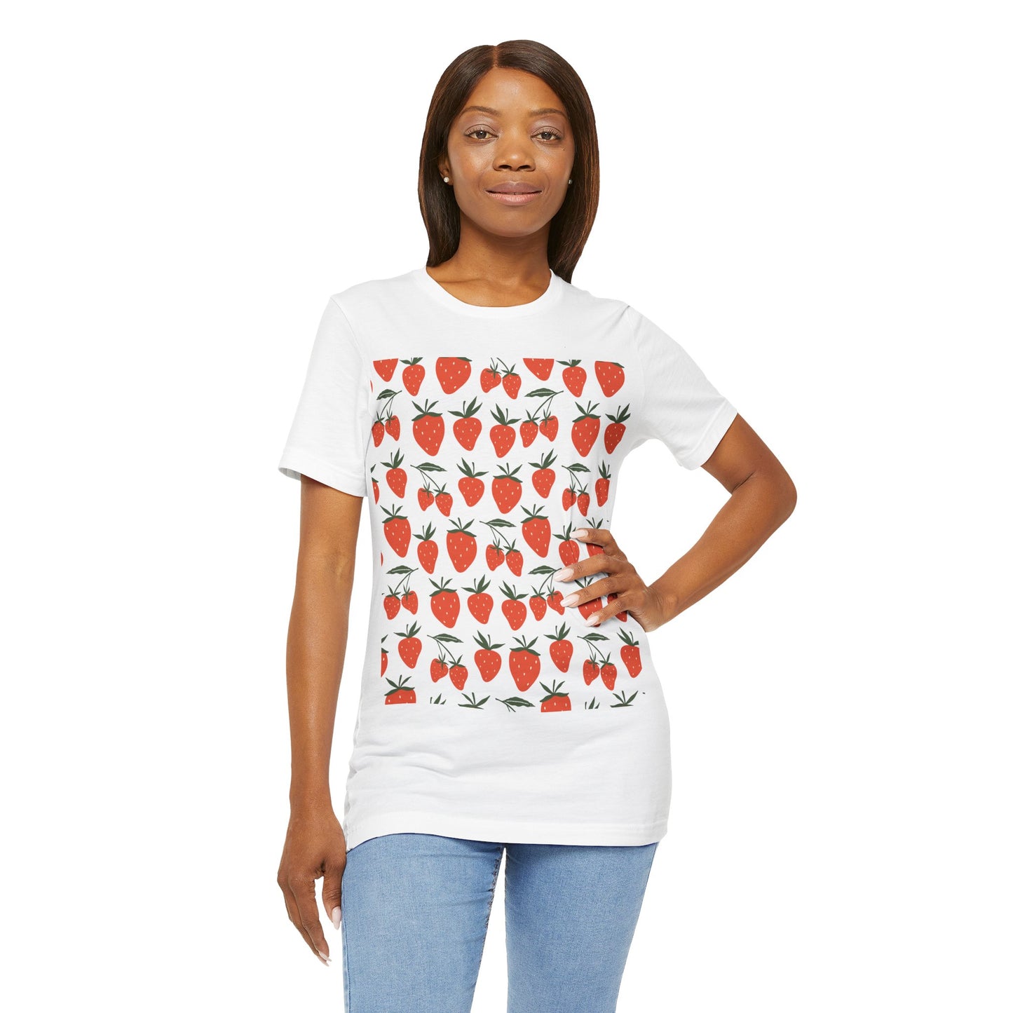 Tropical Strawberry T - Shirt - T - Shirt - Kristine Celestine