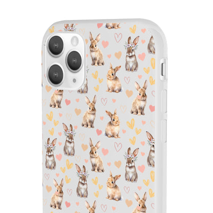 Bunny Love Flexible Phone Case iPhone Case Samsung Galaxy - Phone Case - Kristine Celestine