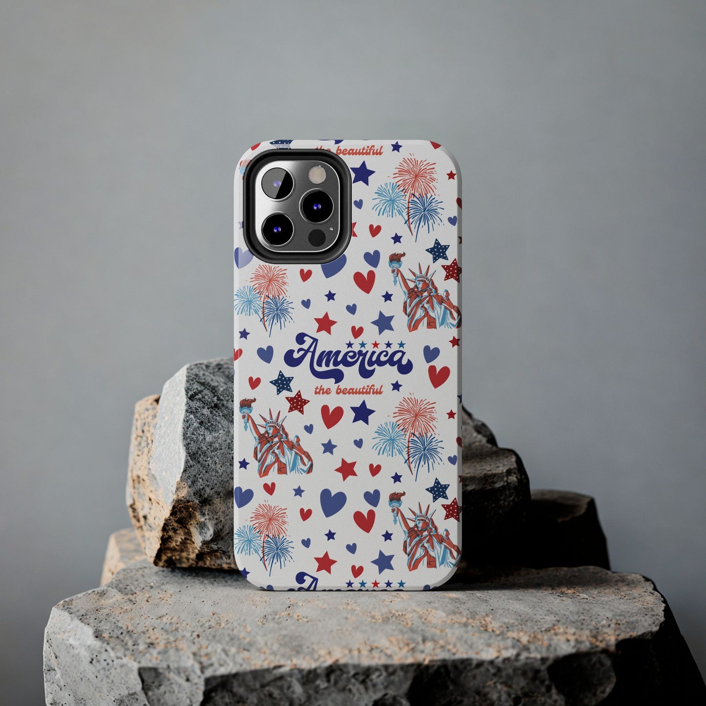 America the Beautiful Tough Phone Case for iPhone and Samsung Galaxy