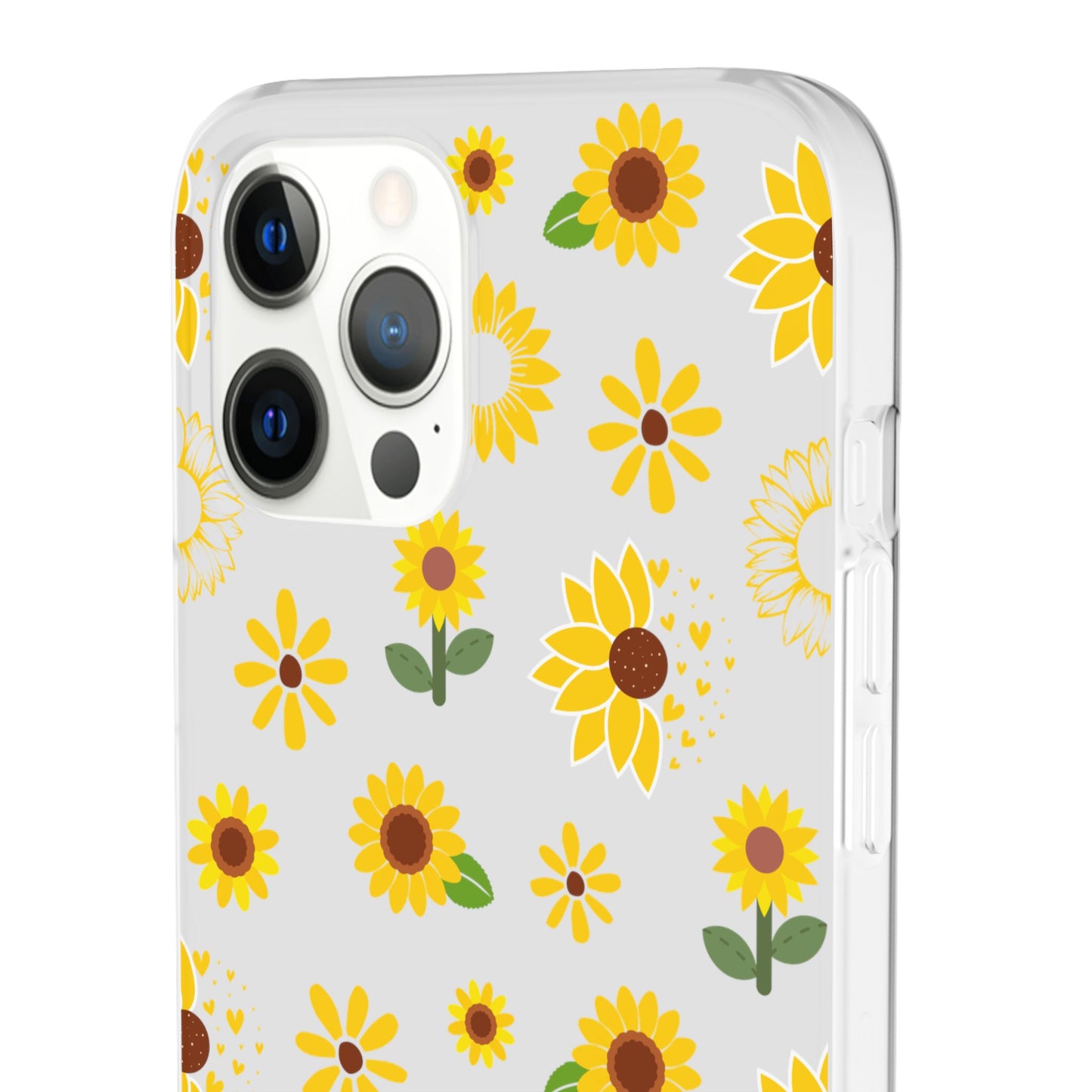 Sunflower Burst Flexible Phone Case iPhone Case Samsung Galaxy