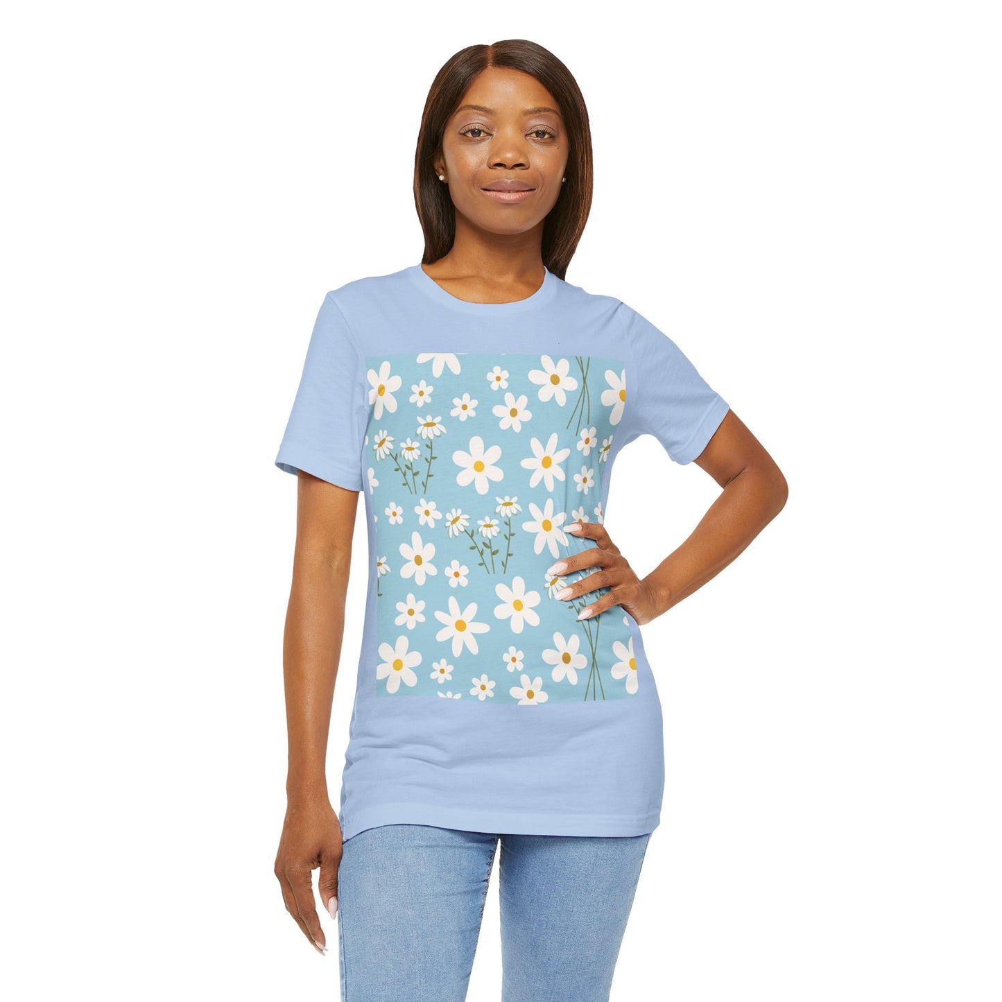 Sky Blue Daisy T - Shirt - T - Shirt - Kristine Celestine