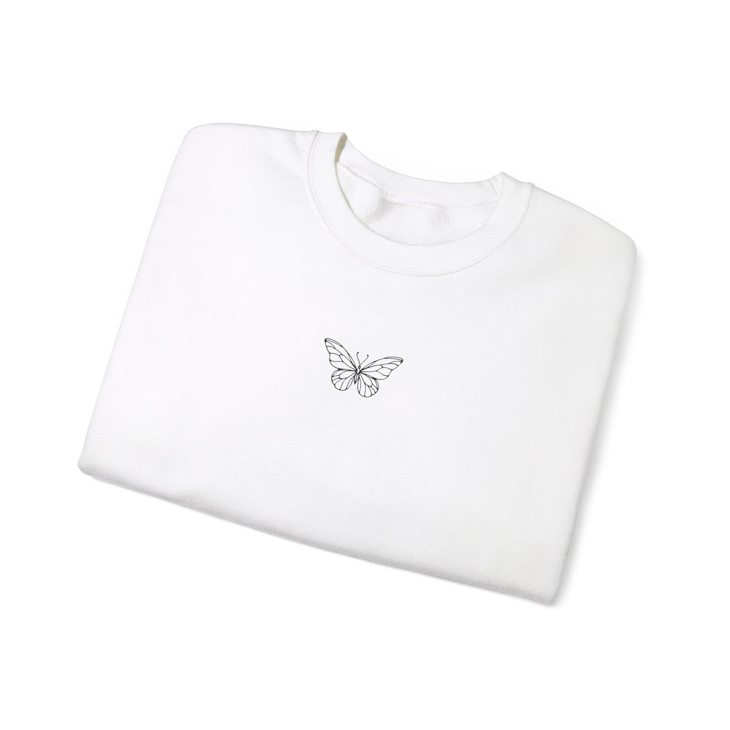 Simple Butterfly Crewneck Sweatshirt