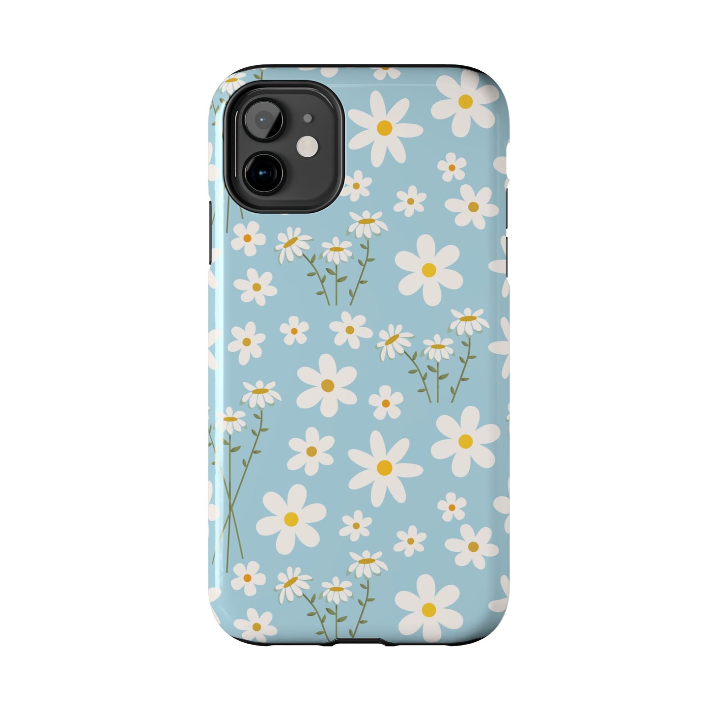 Sky Blue Daisy Tough Phone Case for iPhone and Samsung Galaxy