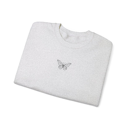 Simple Butterfly Crewneck Sweatshirt