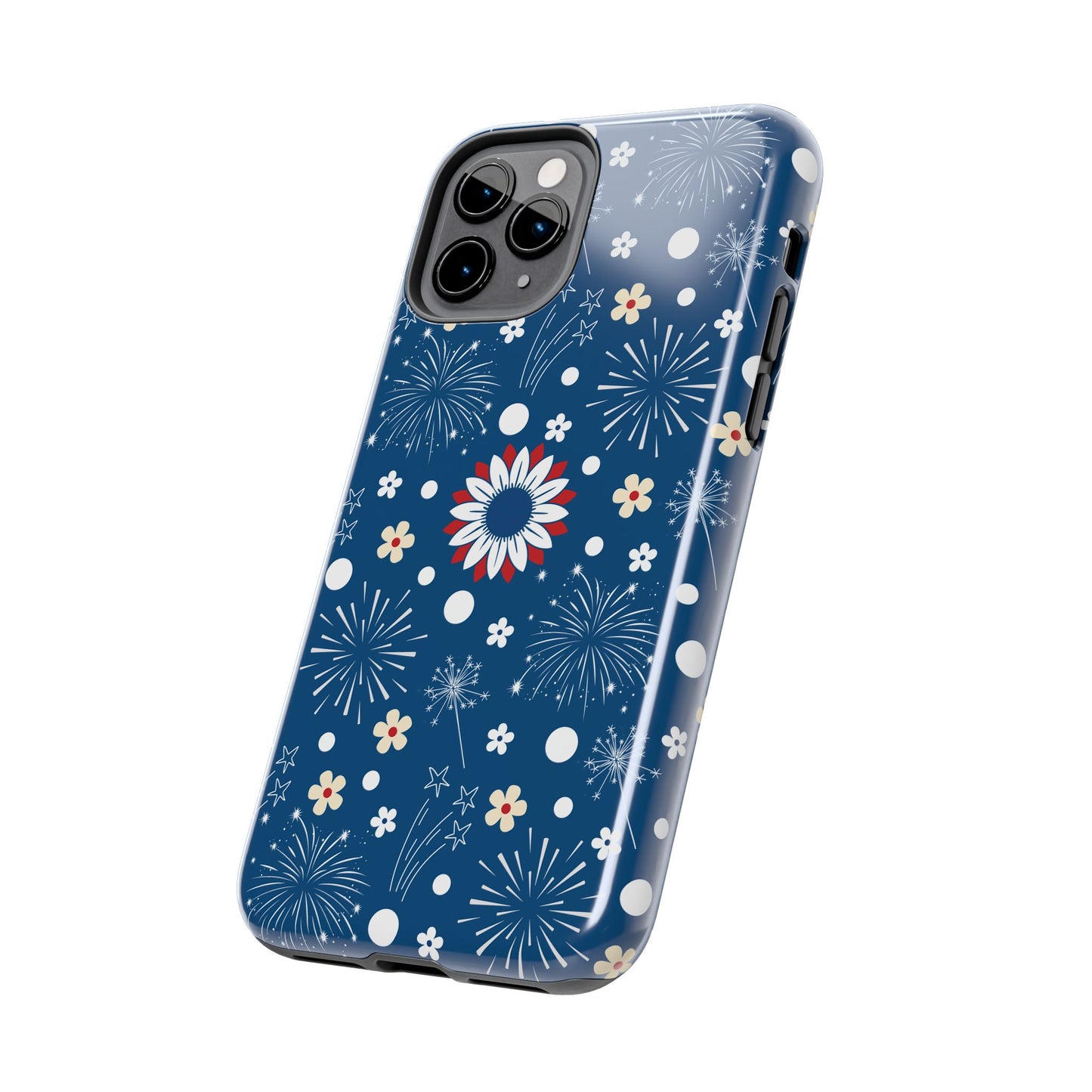 USA Daisy Fireworks Tough Phone Case for iPhone and Samsung Galaxy