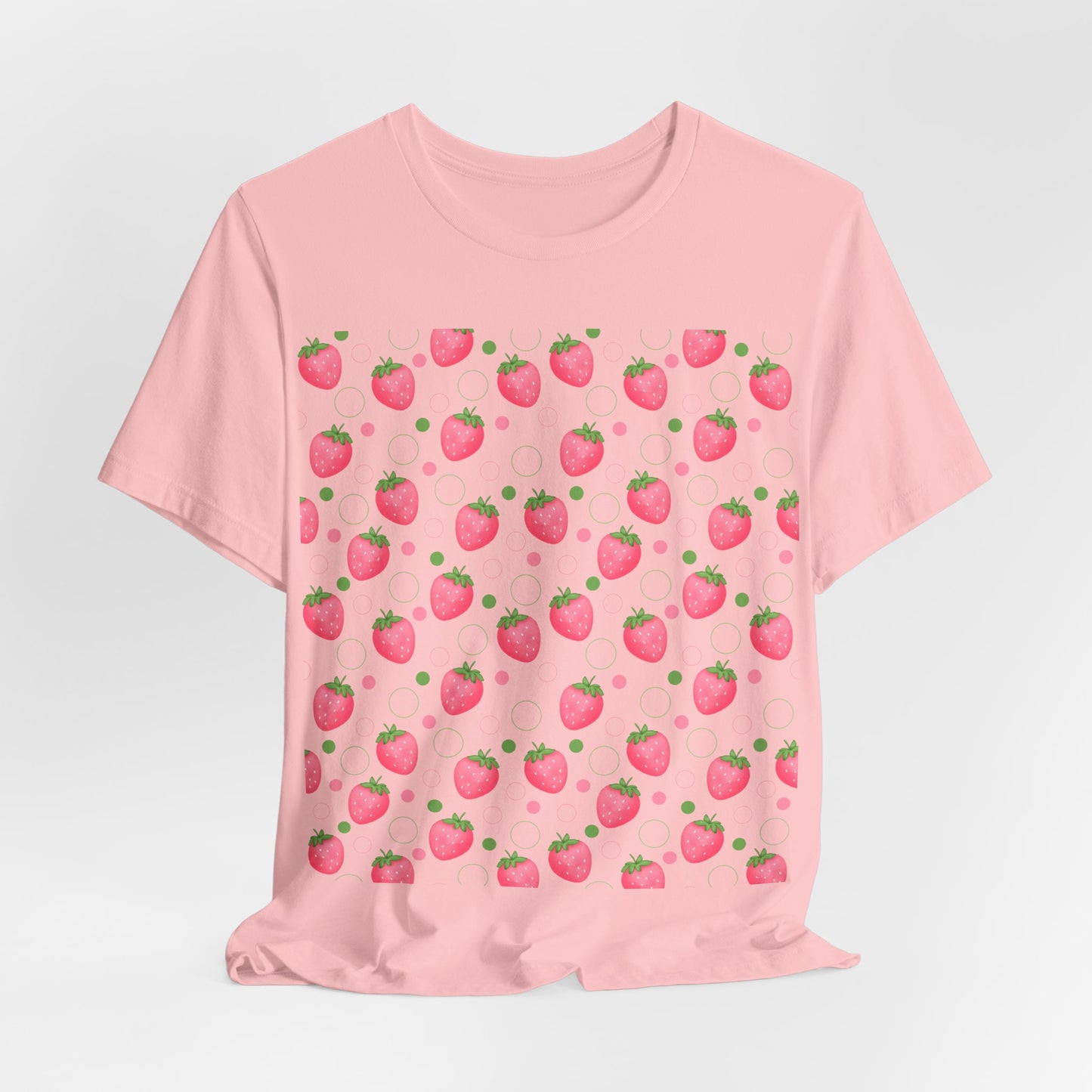 Pink Strawberry Bubbles T - Shirt - T - Shirt - Kristine Celestine